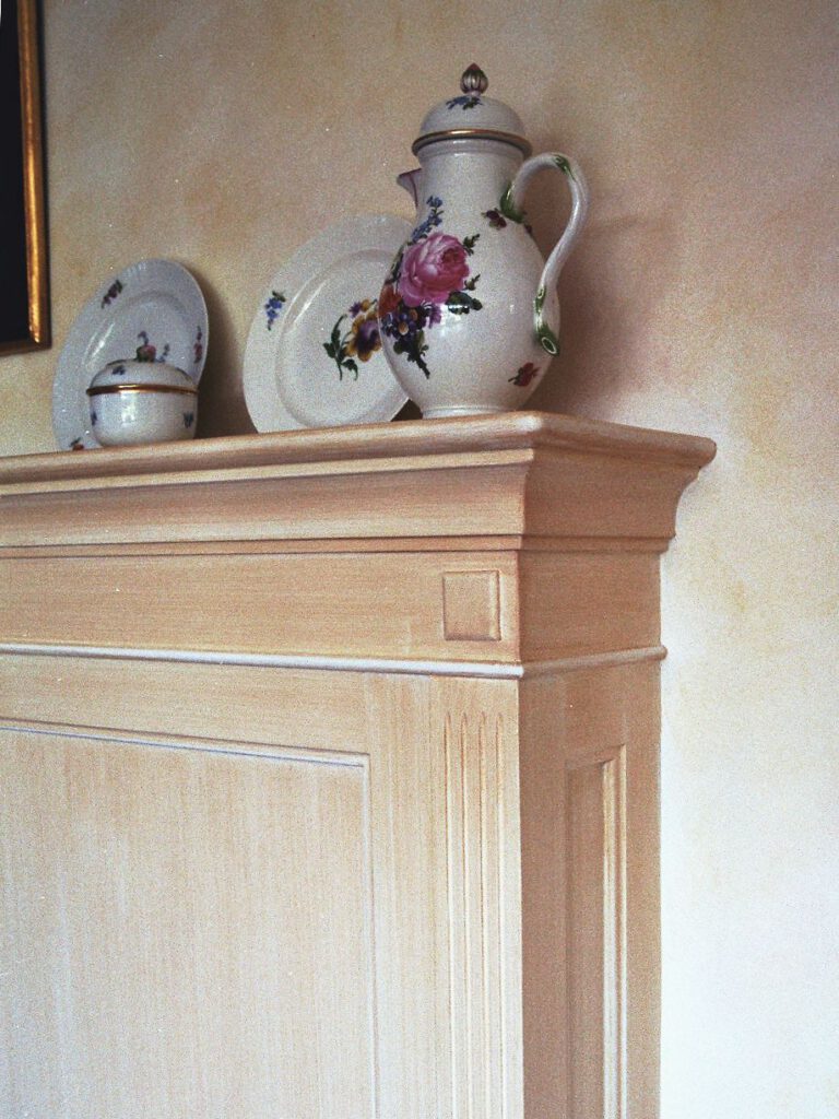 Detail Wandpaneel Holz